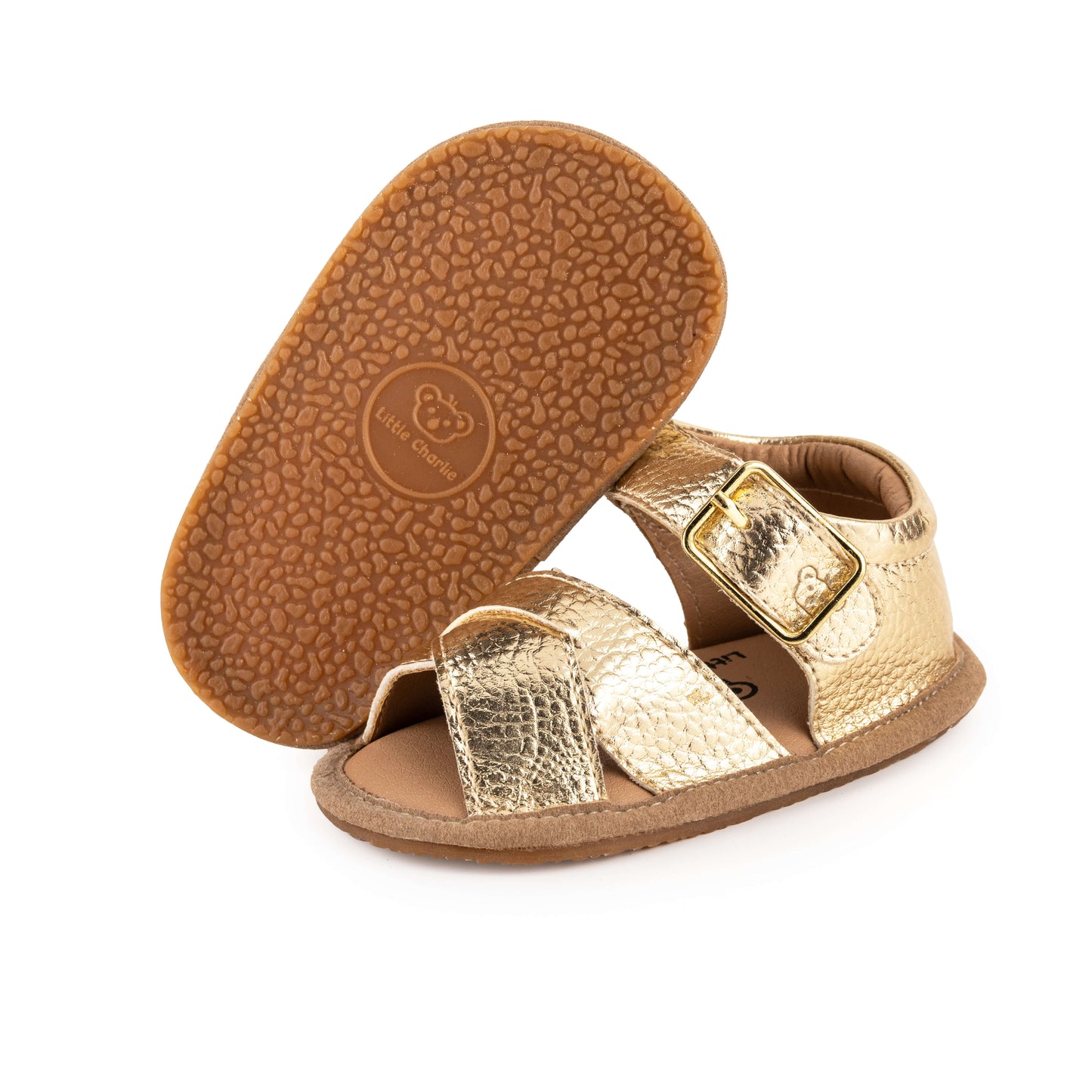 Georgia Soft Sole Sandals - Gold
