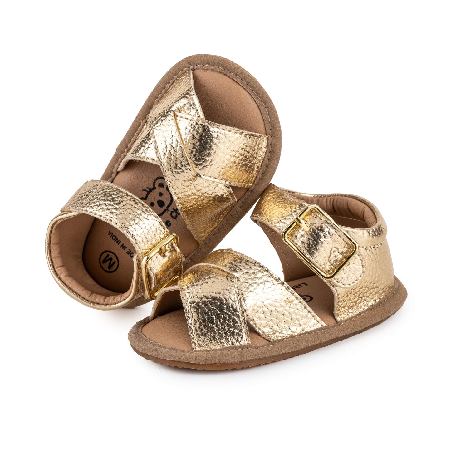 Georgia Soft Sole Sandals - Gold
