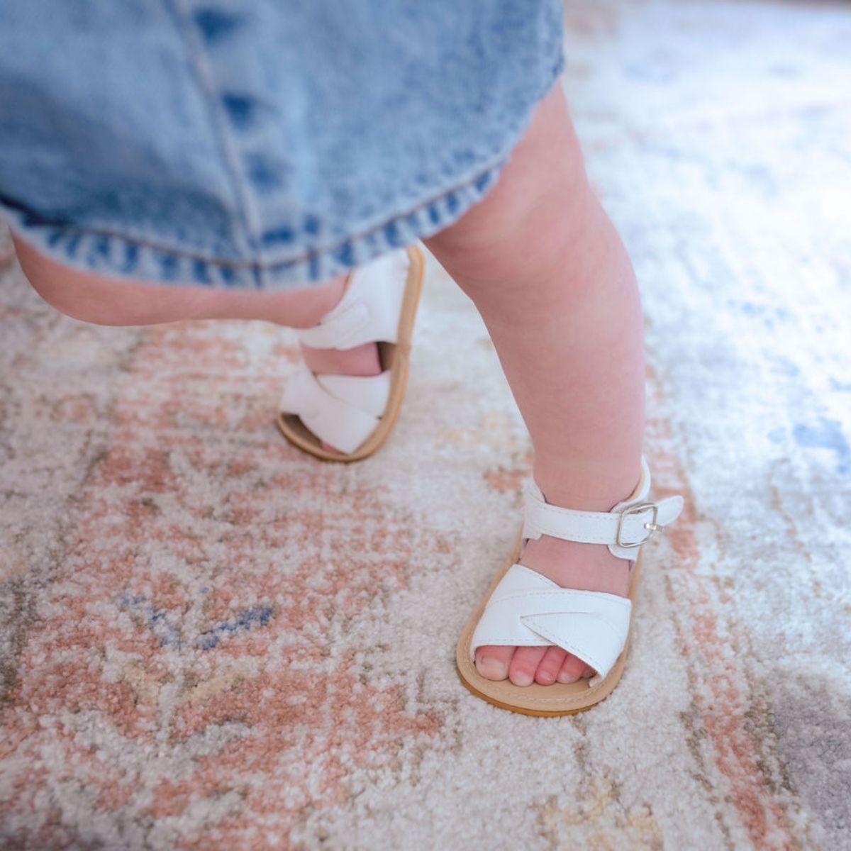 Georgia Soft Sole Sandals - White