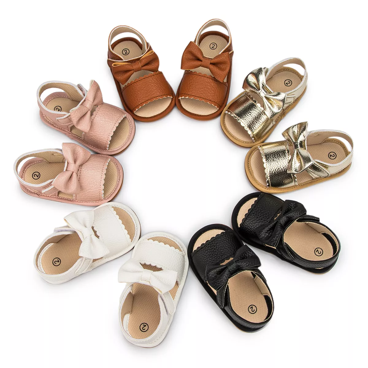 Hazel Soft Sole Sandals - White