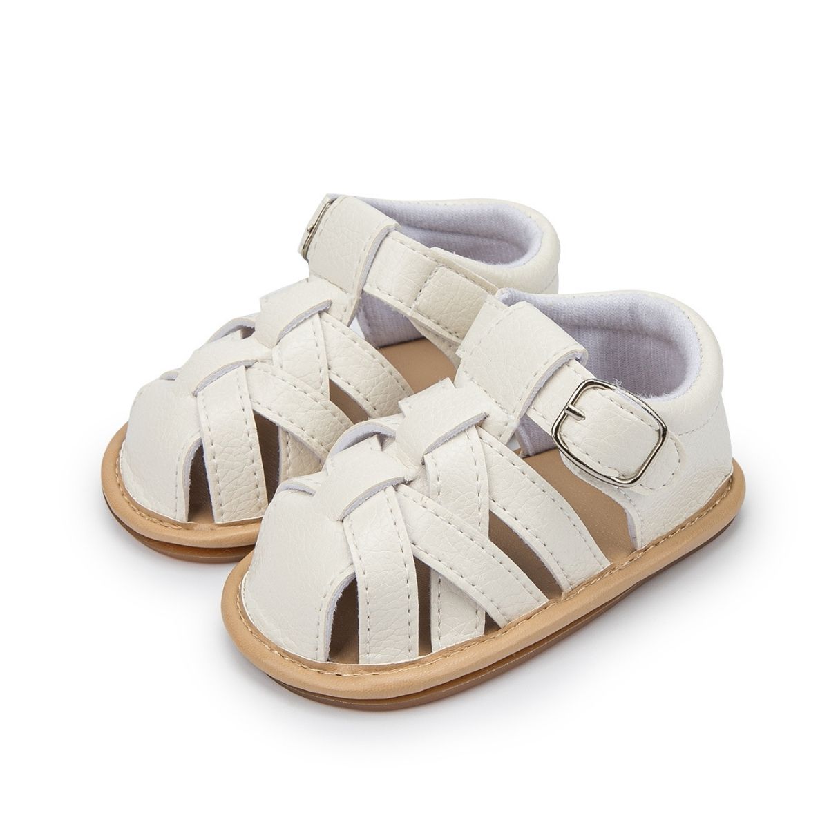 Charlie Soft Sole Sandals White
