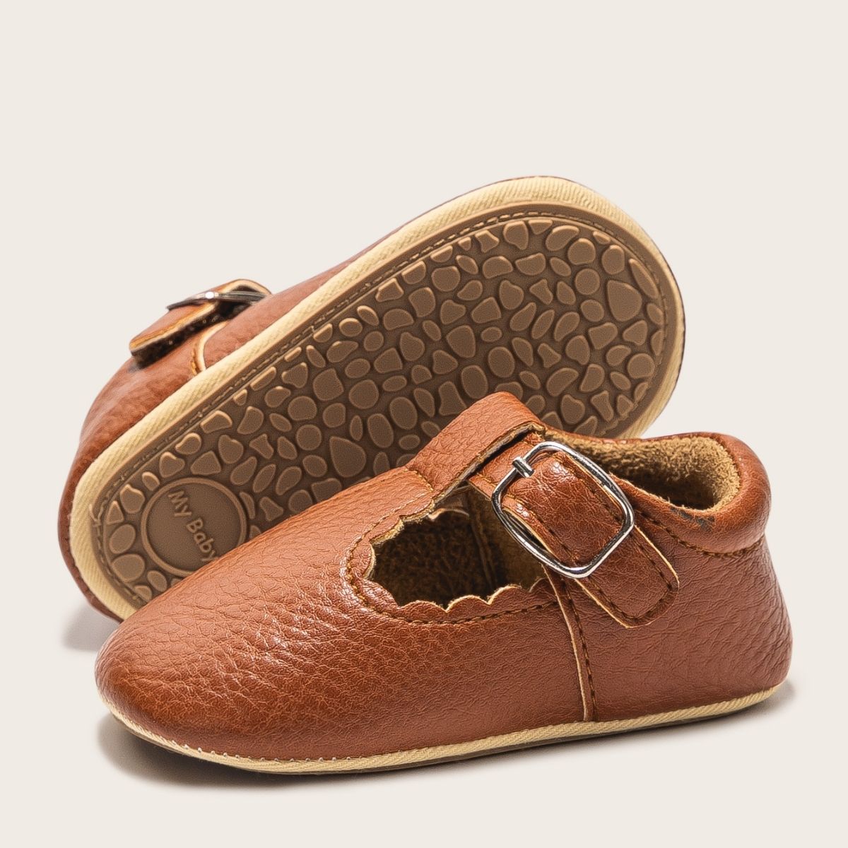 Olivia Soft Sole Shoes - Tan
