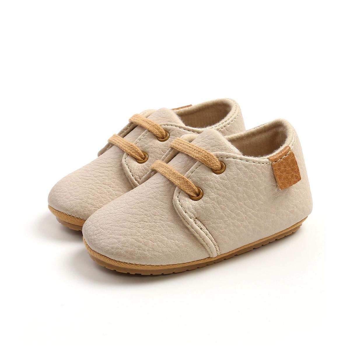 Taylor Soft Sole Shoes Beige Little Charlie