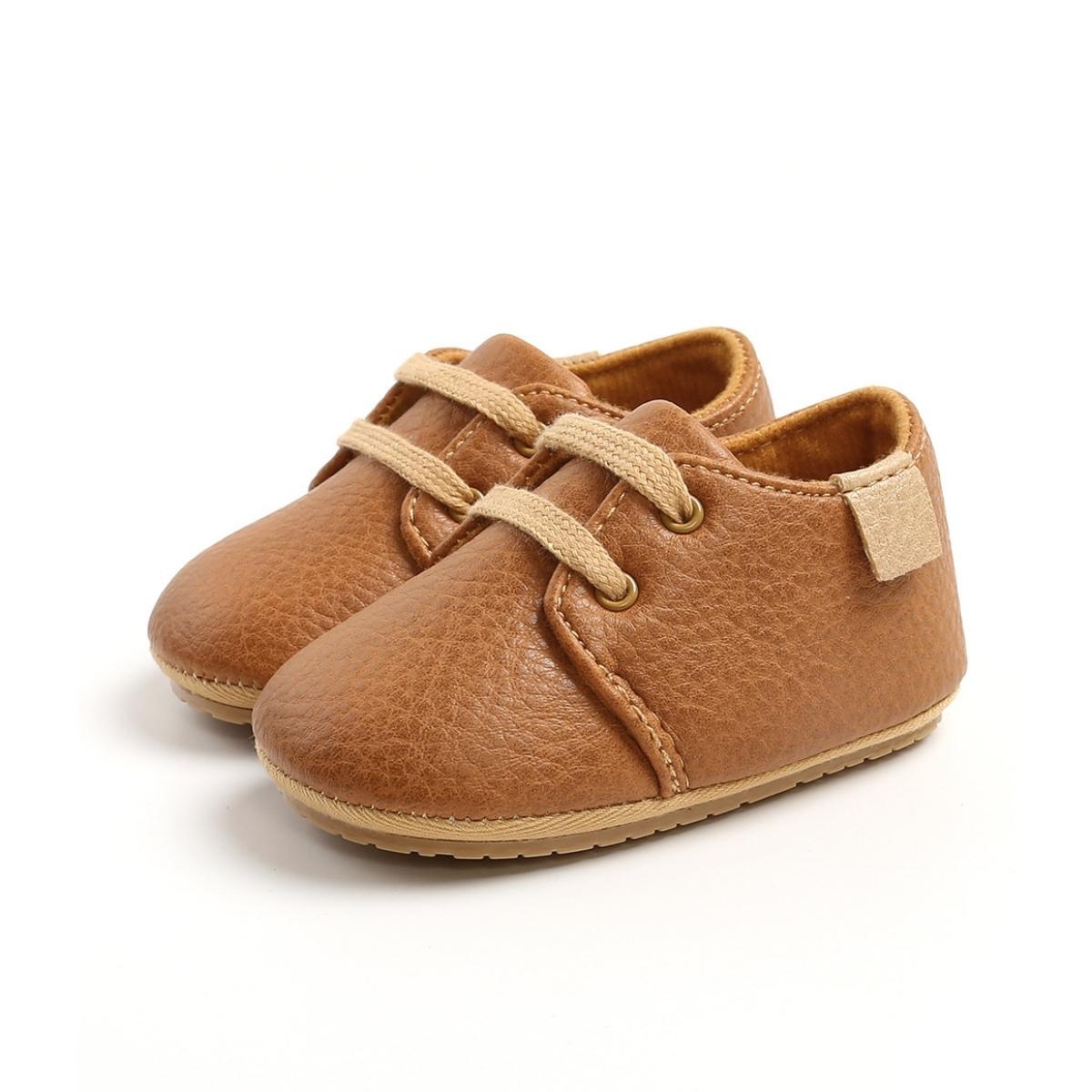 Taylor Soft Sole Shoes Tan – Little Charlie - Main Image
