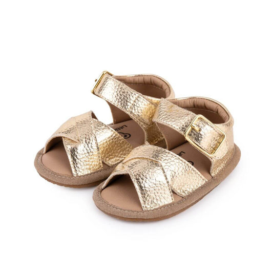 Georgia Soft Sole Sandals - Gold