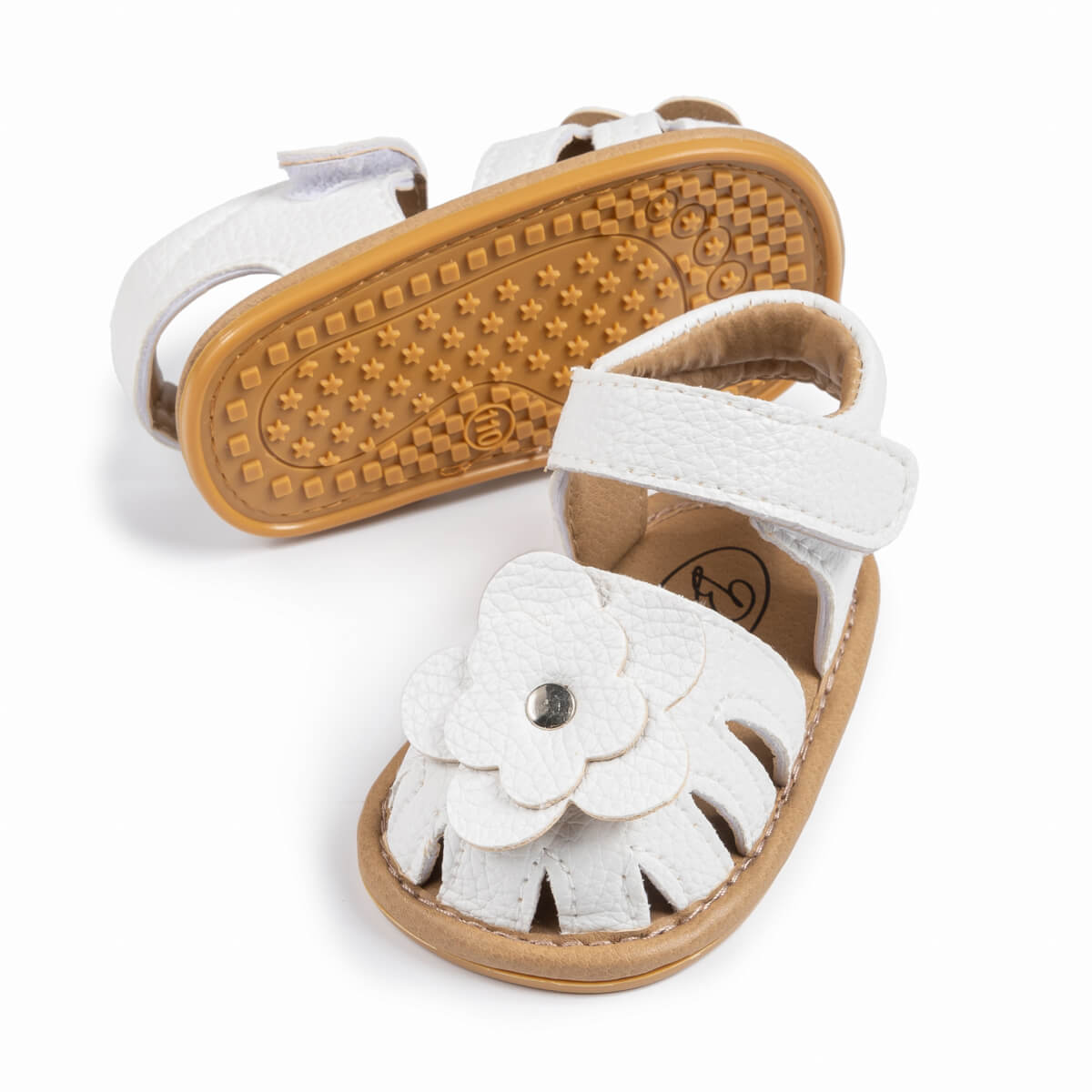 Anara Soft Sole Sandals - White