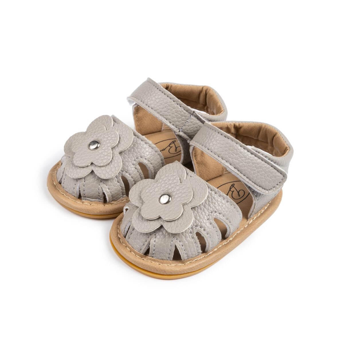 Anara Soft Sole Sandals - Grey