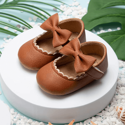 Amayra Soft Sole Shoes - Tan
