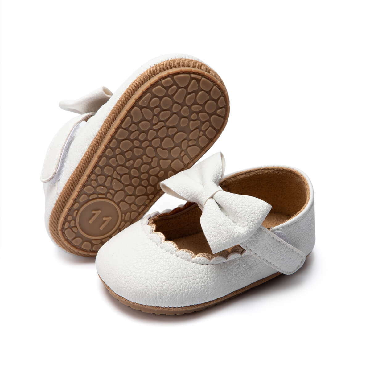 Amayra Soft Sole Shoes - White