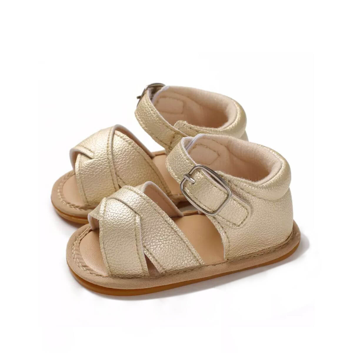 Georgia Soft Sole Sandals - Gold