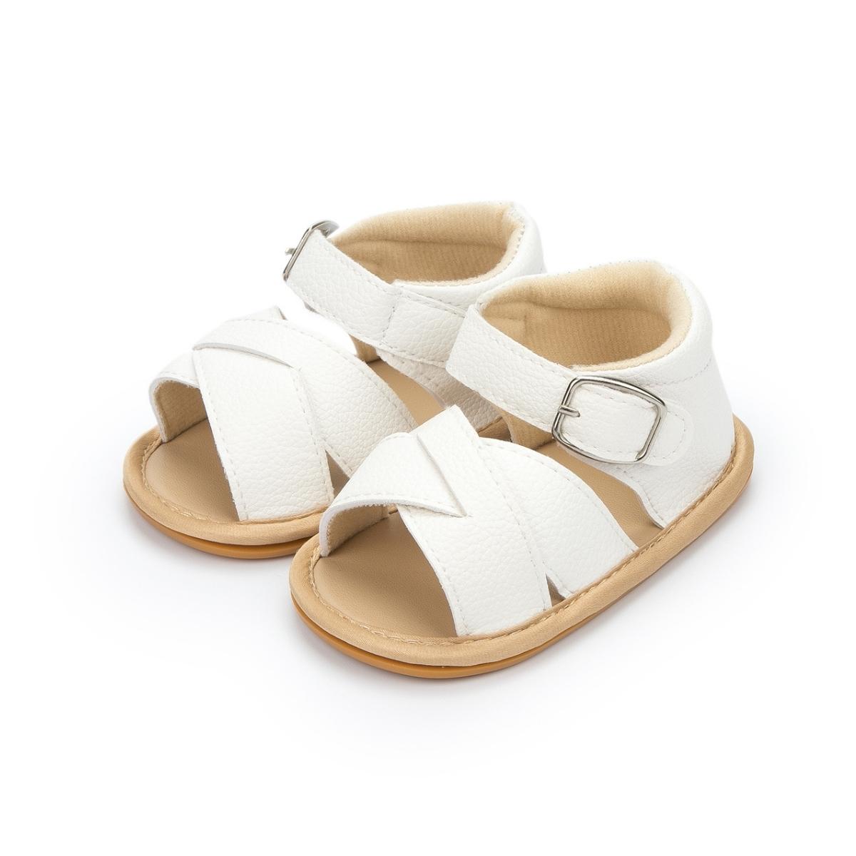 Georgia Soft Sole Sandals - White