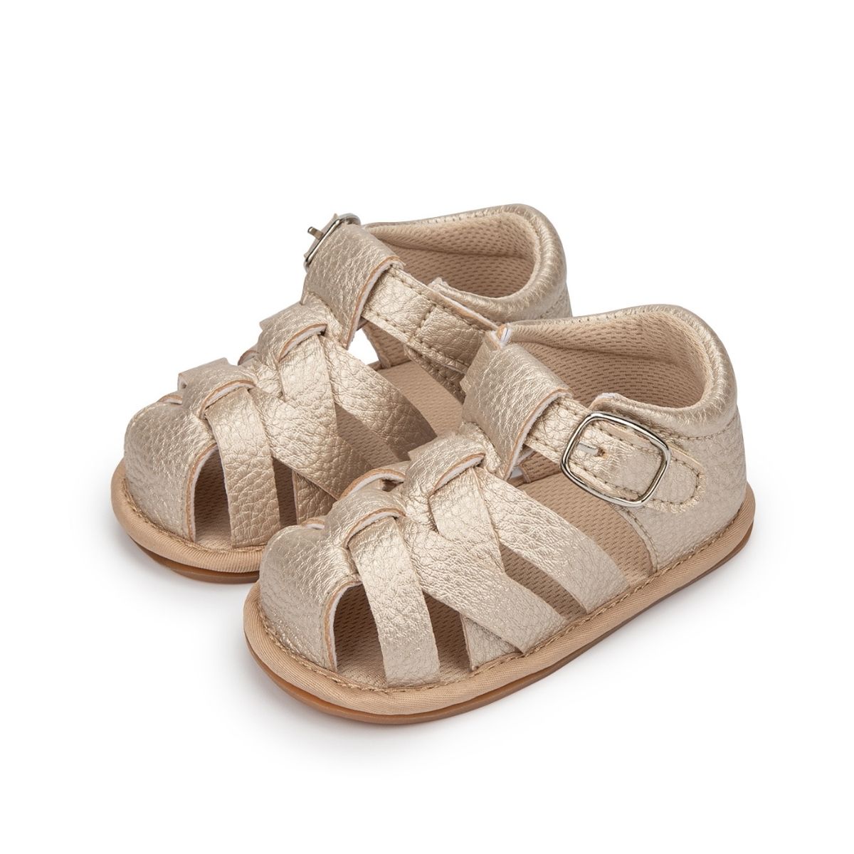 Soft best sale gold sandals