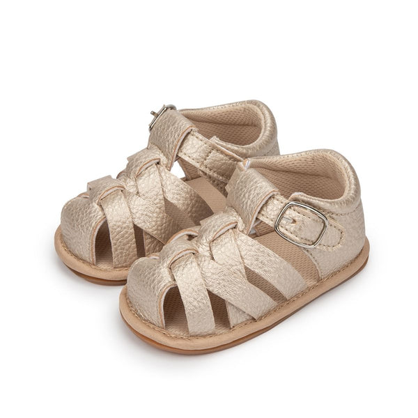 Charlie Soft Sole Sandals Gold Little Charlie