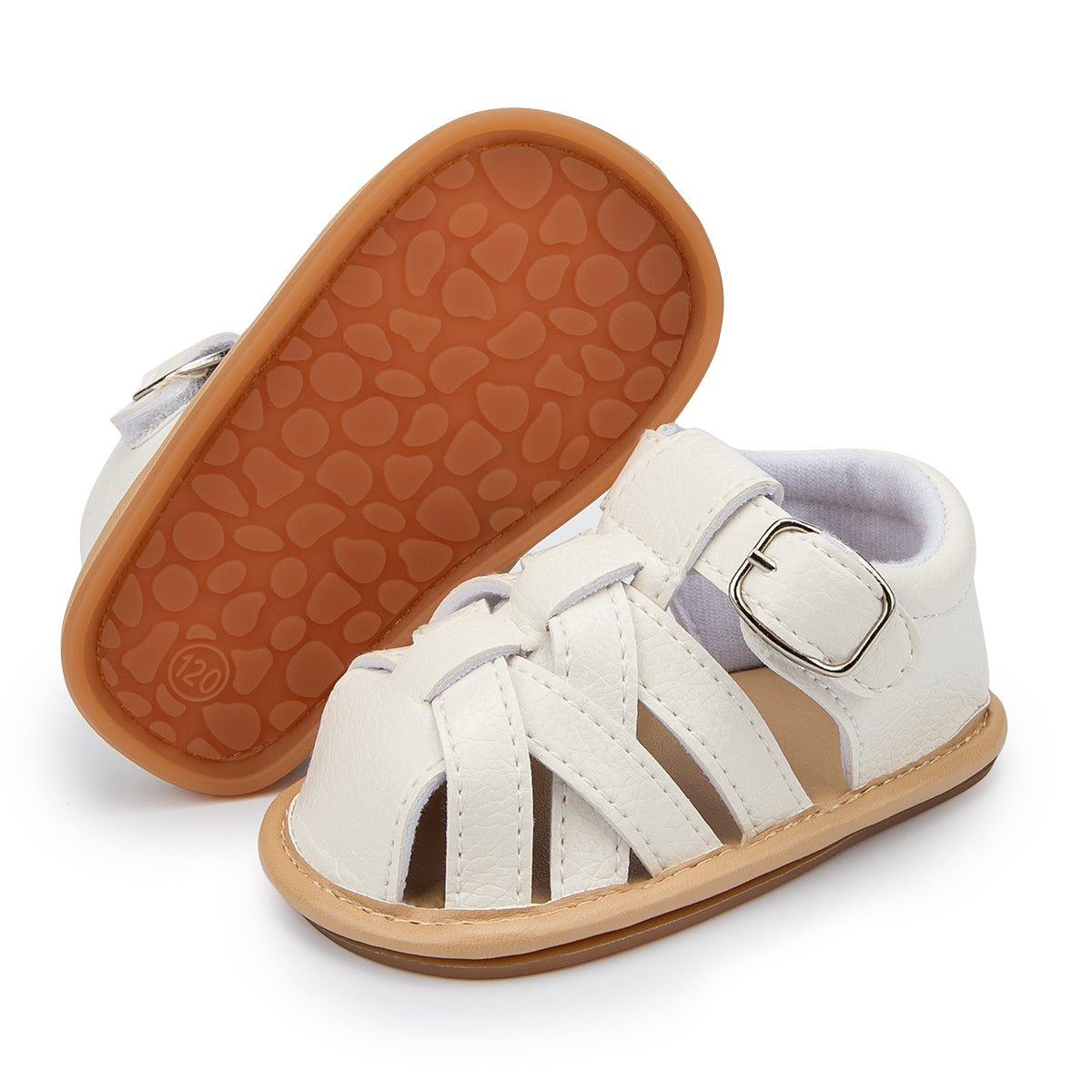 Charlie Soft Sole Sandals - White