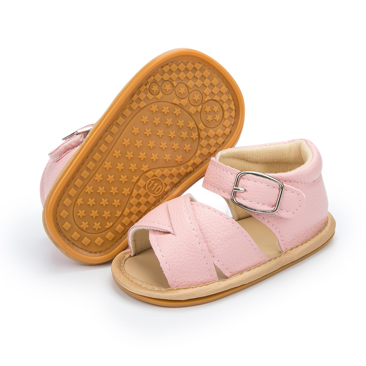 Buy Cute Walk by Babyhug Sandals with Velcro Closure Pink for Girls  (1-1Years) Online, Shop at FirstCry.com - 11565191