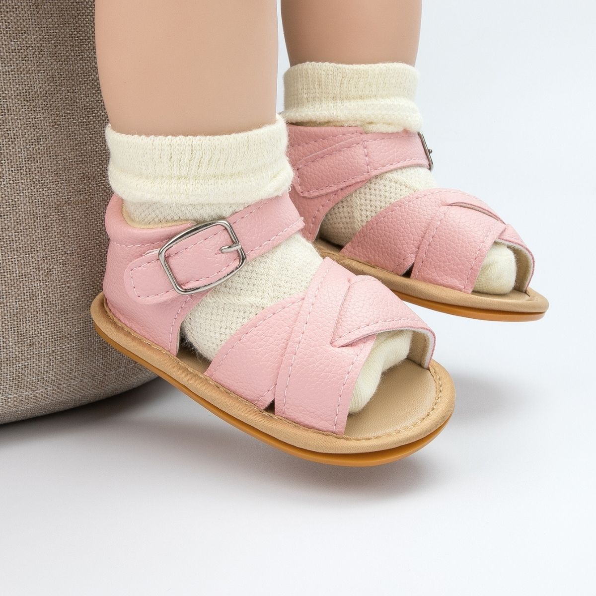 Georgia Soft Sole Sandals - Pink