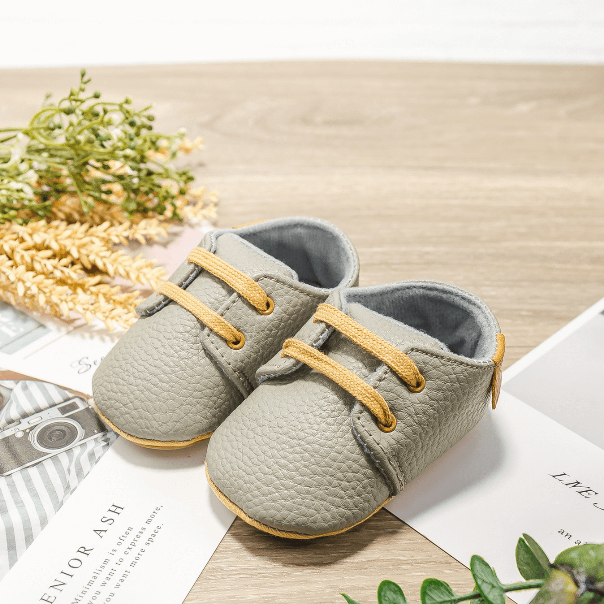 Taylor Soft Sole Shoes - Grey