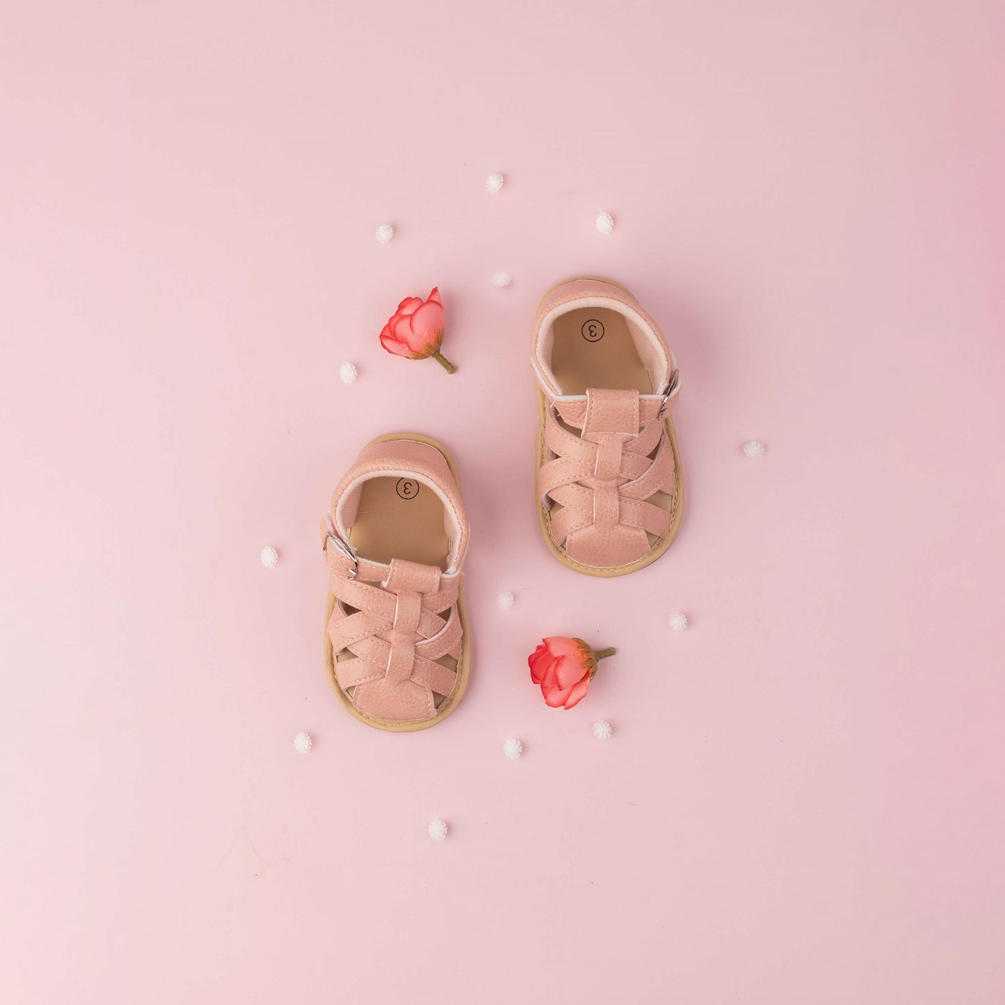 Charlie Soft Sole Sandals - Pink